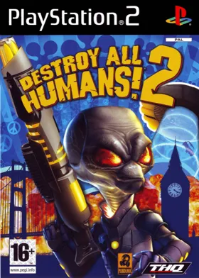 Destroy All Humans! 2 box cover front